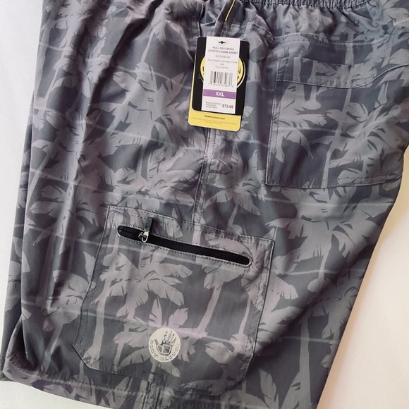 BODY GLOVE Men's "Pull On Cargo Stretch Swim Short" NWT Size XXL 38 - Picture 5 of 7